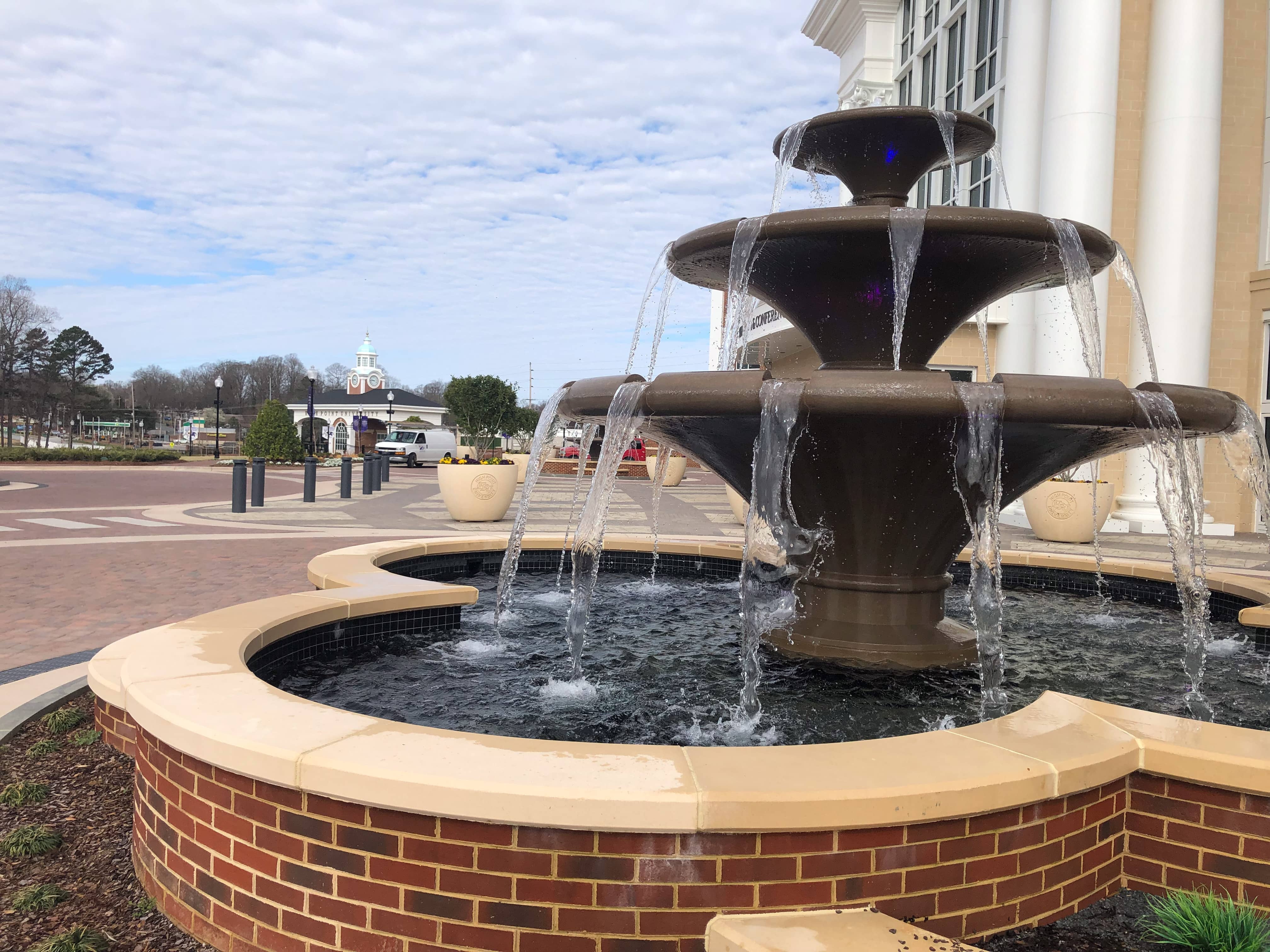 HPU Stadium Entrance Fountain