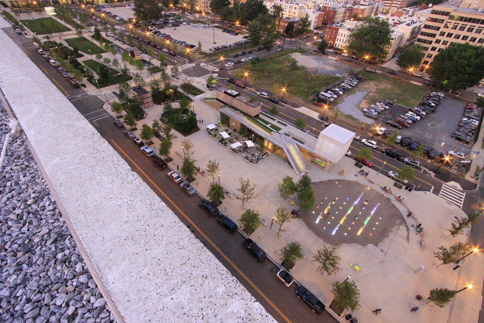 Canal Park Interactive Fountain Arial