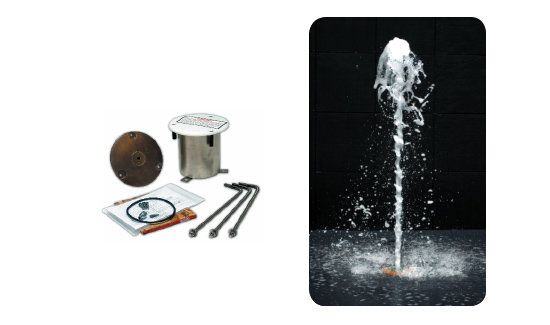 Foam Jet in a Can™ product photo and water effect