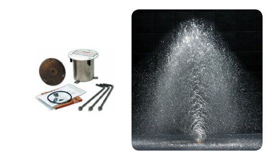 Peacock in a Can™ product photo and water effect