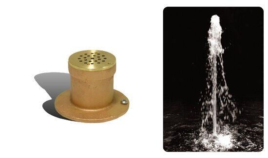 EPF series flush mount jet cluster Fountain Nozzle product photo and water effect