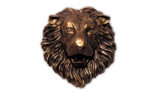 Lion head wall font with fountain nozzle product photo
