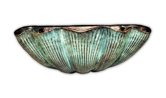 Shell fountain sconce product photo