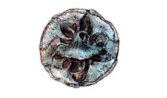 Water Lilies wall font with fountain nozzle product photo