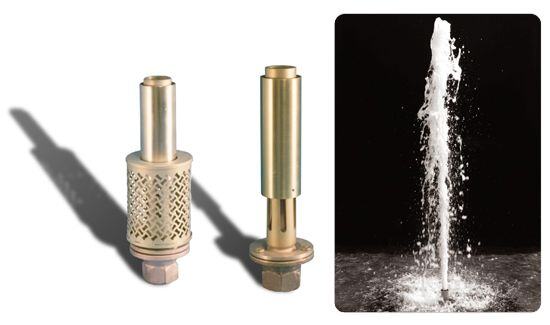 Aerator nozzle product photo and water effect