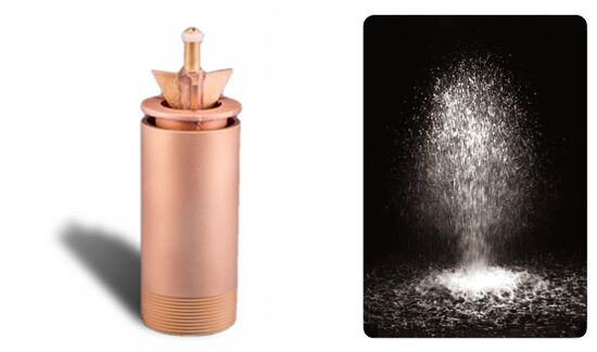 Chandelier Fountain Nozzle product photo and water effect
