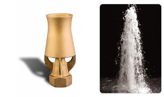 Geyser Fountain Nozzle product photo and water effect