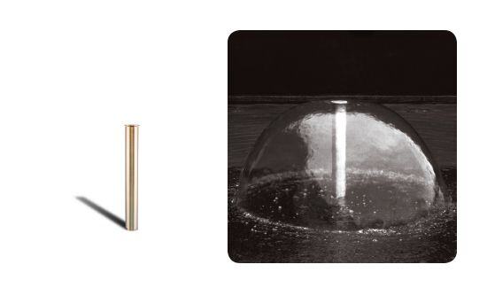 Crystal Dome product photo and water effect
