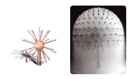 Dandelion product photo and water effect