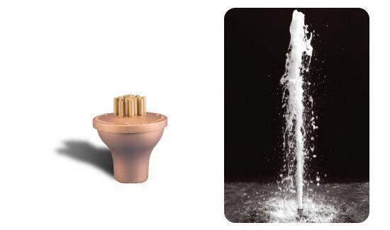 Jet Cluster product photo and water effect
